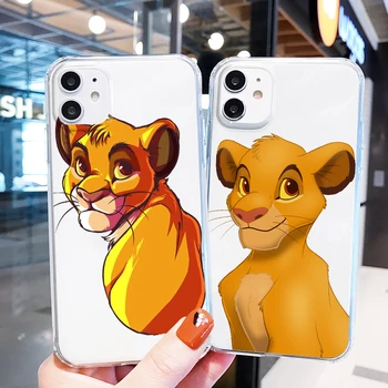 Disney The Lion King Классный Чехол Для Телефона Apple iPhone 14 13 12 11 Mini XS XR X Pro MAX 8 7 6 5 Plus SE 2020 Прозрачная Крышка