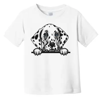 Порода собак далматин, Появляющаяся милая футболка для малышей с длинными рукавами