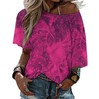 Модная летняя женская футболка, женский топ с коротким рукавом, футболка с цветочным графическим принтом, женская футболка, уличная одежда