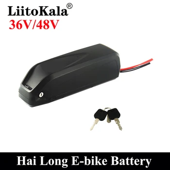 LiitoKala 36V 48V 10Ah 12Ah 15Ah 20Ah Аккумулятор Для Электрического велосипеда Hailong 18650 Cells Pack Мощный Велосипедный Литиевый USB-Порт