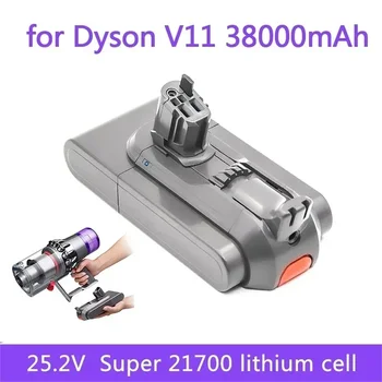 Новинка для аккумулятора Dyson V11 Absolute V11 Animal Li-ion Vacuum Cleaner Аккумуляторная батарея Super lithium cell 38000mAh
