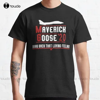 Maverick And Goose 2020 Вернут Это чувство любви, Классическая футболка, Женские футболки Размера Xs-5Xl, Мультяшная футболка