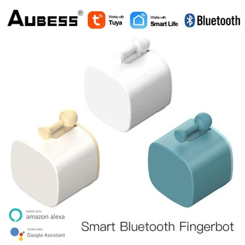 Tuya Bluetooth Smart Fingerbot Plus Кнопка Переключения Толкатель Сенсорных Рычагов Fingerbot Smart Life Control Работает с Alexa Google Home
