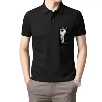 Одежда для гольфа men House TV Show Цитаты доктора Хауса HOUSEISMS Взрослая Хизер футболка поло всех размеров для мужчин