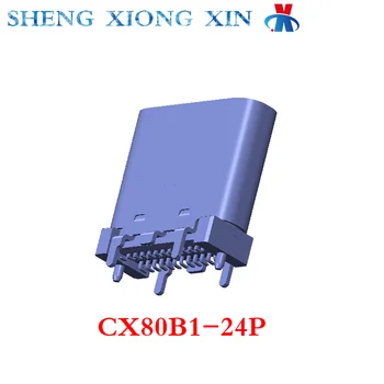 5 шт./лот 100% Новый CX80B1-24P DIP USB разъем CX80B1 24Pin 3.1 USB-C TYPE-C USB