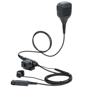 Портативная рация двухстороннее радио Динамик Микрофон Микрофон с Пальцевым Микрофоном и Адаптером U94 PTT для Baofeng UV9R UV-9R Plus UV-XR