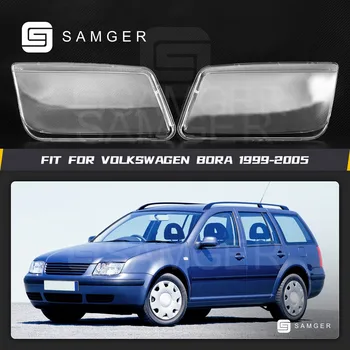 Крышка фары Samger для VW Bora Jetta MK4 1999-2005, Абажур с прозрачными линзами, Пластиковая оболочка фары, Аксессуары для замены линз