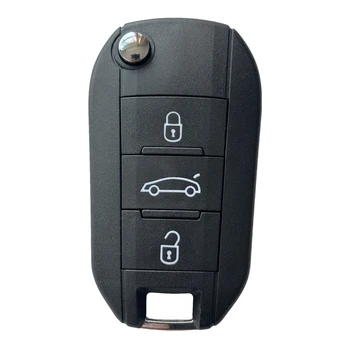 AS016031 Вторичный рынок для Peugeot Citroen Корпус дистанционного ключа с 3 Кнопками багажника HU83 Blade