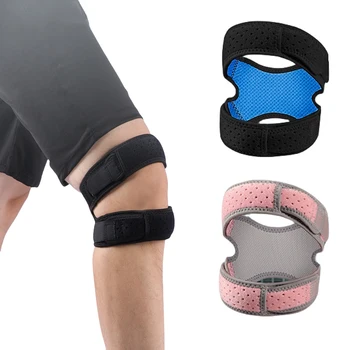 Спортивные наколенники для коленной чашечки, 1 шт., регулируемые дышащие мягкие наколенники для бега, прыжков, тенниса, волейбола 0