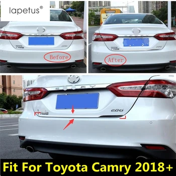 Аксессуары Lapetus подходят для Toyota Camry 2018 - 2022 Задняя крышка багажника, отделка задней двери, молдинг дверной ручки, ободок для украшения багажника
