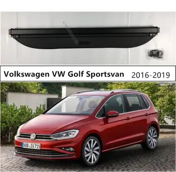 Защитный экран заднего багажника, грузовой чехол для Volkswagen VW Golf Sportsvan 2016 2017 2018 2019, Высококачественные автомобильные аксессуары