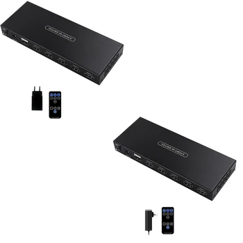 4K60Hz -Compatible2.0 Switcher 7.1 Аудио-Экранный переключатель 5 В 1 Из 1080P Switcher Поддерживает 3D Визуальные эффекты