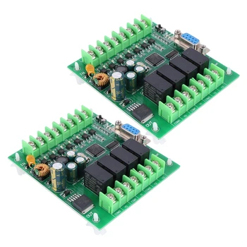 2X Промышленная плата управления Plc Fx1n-10Mr Программируемый контроллер умного дома Plc