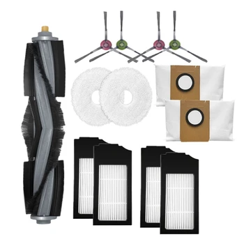 Запасные части Фильтр-щетка, Мешки для пыли, прокладки для швабры для Ecovacs Deebot X1 TURBO /OMNI Аксессуары для робота-пылесоса