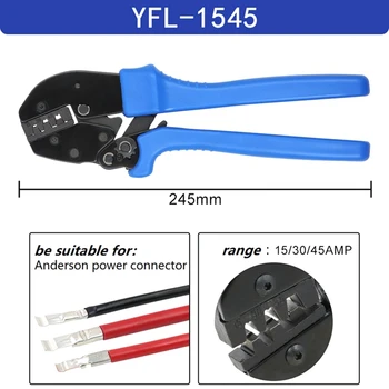 YFL-1545 Кабельный обжимной зажим Инструмент для обжима кабельной клеммы 15/30/45 Обжимной зажим Многоразовый прочный Простой в использовании