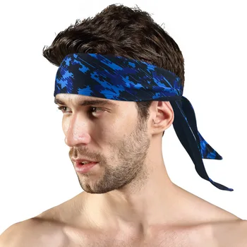Быстросохнущая Спортивная повязка на голову Для мужчин И женщин, повязка на голову для фитнеса, бега, тенниса, Эластичная Дышащая лента для волос для йоги