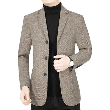 Мужские деловые блейзеры, куртки, повседневные костюмы корейского дизайна, пальто, высококачественные мужские весенние тонкие блейзеры, куртки, костюмы, пальто, размер 4XL