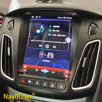 256 ГБ Автомобильный GPS Навигационный Видеоплеер для Ford Focus 3 MK3 Android 13 Carplay Радио Мультимедиа Tesla Screen Mk 3 Салон 2012-2018