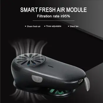 2023 Новые мини-вентиляторы для лица Вентиляционный вентилятор Перезаряжаемая Умная маска Дыхательный клапан Дыхание для электрических масок с клапаном