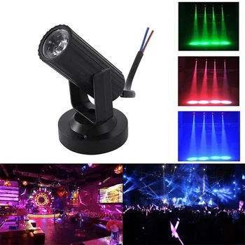 RGB прожектор, светодиодный прожектор, дорожное освещение, 1 Вт, диско-свет, мягкие вечерние светильники для танцпола для бара, ресторана, магазина, рекламы