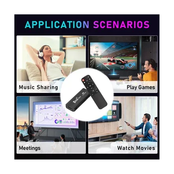 TV98 TV STICK 1G + 8G Android12.1 2,4 G 5G WiFi Android Smart TV BOX 4K 60Fps телеприставка (штепсельная вилка США)