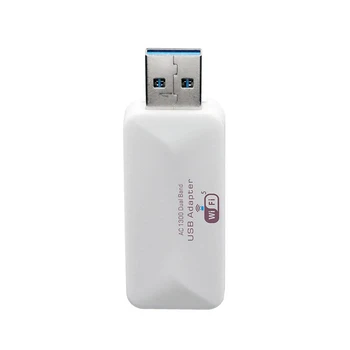 Мини-USB Wifi Адаптер Двухдиапазонный 2,4 G/5 G Wifi Сетевая Карта 1300 Мбит/с Антенна Беспроводной AC Wifi Адаптер для Windows