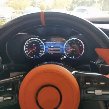Автомобильный ЖК-дисплей Для Mercedes Benz C/GLC W205/W253 2015-2018 Полный ЖК-дисплей С Рамкой Экрана Приборной панели Оригинальный Стиль Автомобиля