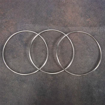 12 шт 4-дюймовых серебряных металлических колец-обручей Кольцо Макраме для Ловцов снов, макраме и поделок своими руками