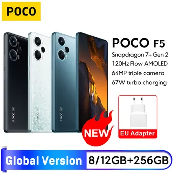 Новая глобальная версия POCO F5 8GB 256GB / 12GB 256GB Snapdragon 7 + Gen 2 Octa Core 6.67 