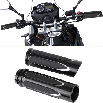 Мотоциклетные рукоятки для путешествий Softail Dyna Comfort Grip Set с ЧПУ, электронная ручка дроссельной заслонки Soft Touch 1 