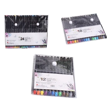 Фломастеры для челнока, цветные ручки с тонким кончиком, ручки для рисования, набор принадлежностей для рисования