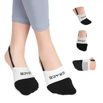 Хлопчатобумажные трикотажные носки для йоги, Тонкие противоскользящие танцевальные носки с полупальцами, Приклеенные точечные носки для пилатеса, захваты для носков для пилатеса, спортивные носки