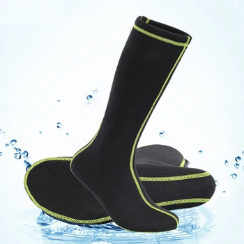 2 мм Неопреновые носки для дайвинга для взрослых, теплые пляжные чулки для пляжного плавания, Нескользящие носки для серфинга, водных видов спорта, подводного плавания