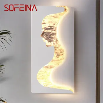 SOFEINA Современный роскошный настенный светильник креативного дизайна бра Светодиодные декоративные светильники для спальни гостиной