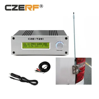FM-радиопередатчик CZERF мощностью 25 Вт с мощной автомобильной антенной