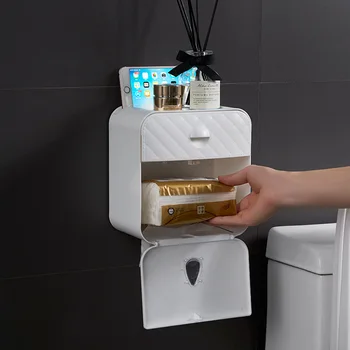 Креативный держатель для туалетной бумаги Водонепроницаемый держатель для туалетной бумаги В ванной Комнате Ящик для хранения туалетной бумаги Держатель рулона туалетной бумаги
