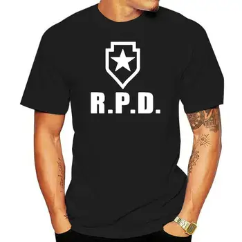 Новая футболка ResidentEvil4-Rpd-Leon-Мужская футболка-Женская-Хлопковая-Свободная-С коротким рукавом-Тройники