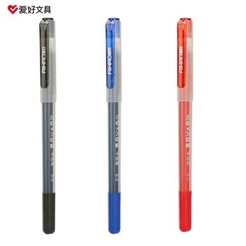 Гелевая ручка, жидкая роликовая ручка, Шариковая гелевая быстросохнущая ручка 0,5 мм для письма