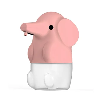 Автоматический дозатор мыла, детский дозатор пенящегося мыла, бесконтактный перезаряжаемый, с милыми животными, бесконтактный дозатор (розовый)