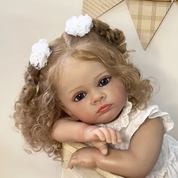 Милая 60 см Кукла Реборн Детские Игрушки Мягкая Силиконовая 3D Краска Для Кожи С Сосудистой Веной Tutti Girl Art Bebe Like Real Toddle Подарок Для Малышей