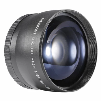 58 мм 2X Телеобъектив Телеконвертер для Canon Nikon Sony Pentax 18-55 мм