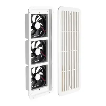 Охлаждающий вентилятор с регулятором скорости для вентиляционной решетки холодильника RV