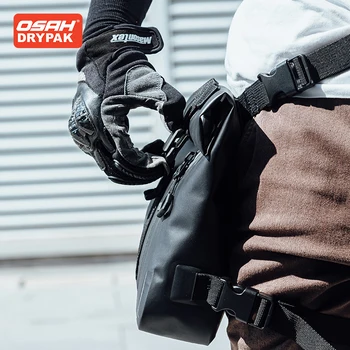 Сумка для верховой езды OSAH, Мотоциклетная мужская сумка через плечо, Светоотражающая Многофункциональная сумка для мотоциклиста, водонепроницаемая поясная сумка