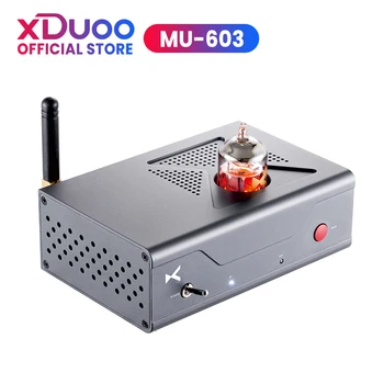 Ламповый предусилитель XDUOO MU-603 DAC, декодер Bluetooth 5.1, предусилитель Hi-Res MU603, декодер Hi-Res.