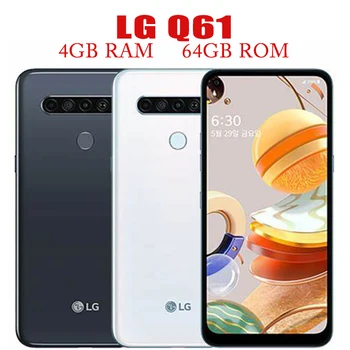 Оригинальный Разблокированный Мобильный Телефон LG Q61 LMQ630N 4 ГБ ОЗУ 64 ГБ ПЗУ 6,53 