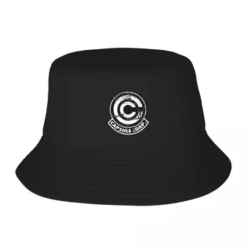 Летняя Панама с логотипом крышка капсулы Corp для унисекс Рыбацкий шапка аниме реверсивный хлопок ведро шляпы открытый Рыбалка шляпа