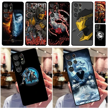 Чехол Scorpion Zero Sub Mortal Kombat Для Samsung Galaxy S22 S23 S21 Ultra S20 FE Note 20 Ultra S8 S9 S10 Note 10 Plus Чехол