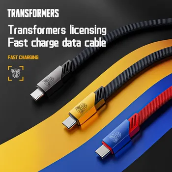 Трансформаторы TF-A08 кабель с магнитным поглощением Type-C Для Передачи Данных Интерфейс USB-порта Подходит для телефонов планшетов 6A 65 Вт