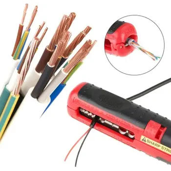 Многофункциональный кабель Для зачистки проводов, Резак для зачистки проводов, Плоскогубцы, инструмент для обработки ручек, аппаратный инструмент, Портативный противоскользящий зажим для прокладки линии