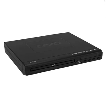 2X Портативный DVD-плеер для телевизора с поддержкой USB-порта Компактный мультирегиональный проигрыватель DVD/SVCD/CD/ дисков с дистанционным управлением 1